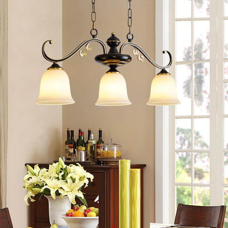 美式餐厅吊灯全铜客厅三头吧台餐桌灯饰欧式复古黑色法式长条餐吊,鲜花速递/花卉仿真/绿植园艺,割草机/草坪机,淘宝优惠券,粉丝福利购,淘宝优惠卷