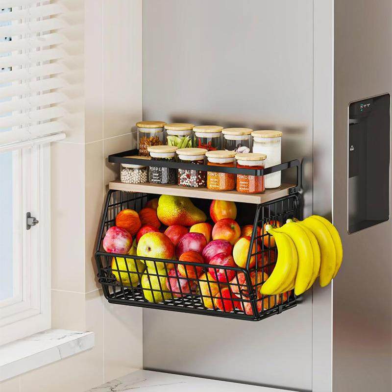 磁吸冰箱果蔬置物架壁挂水果篮家用厨房置物架多层收纳储物架拆卸,工业油品/胶粘/化学/实验室用品,其他实验室设备,淘宝优惠券,粉丝福利购,淘宝优惠卷