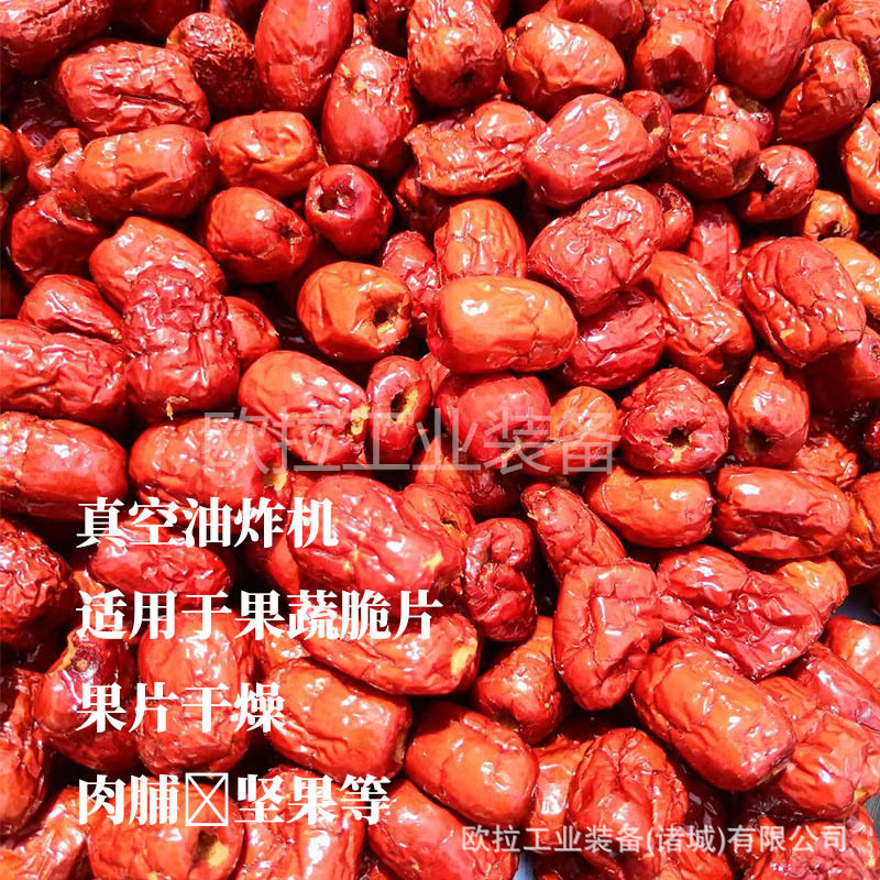 鲜枣脆莲子脆真空油炸机 果蔬脆加工设备 藕片低温油炸设备