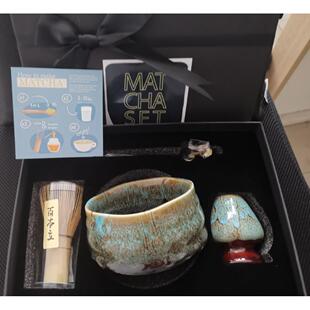 茶筅立抹茶刷碗日式茶具点茶工具组合茶勺茶具便携旅行茶具套装