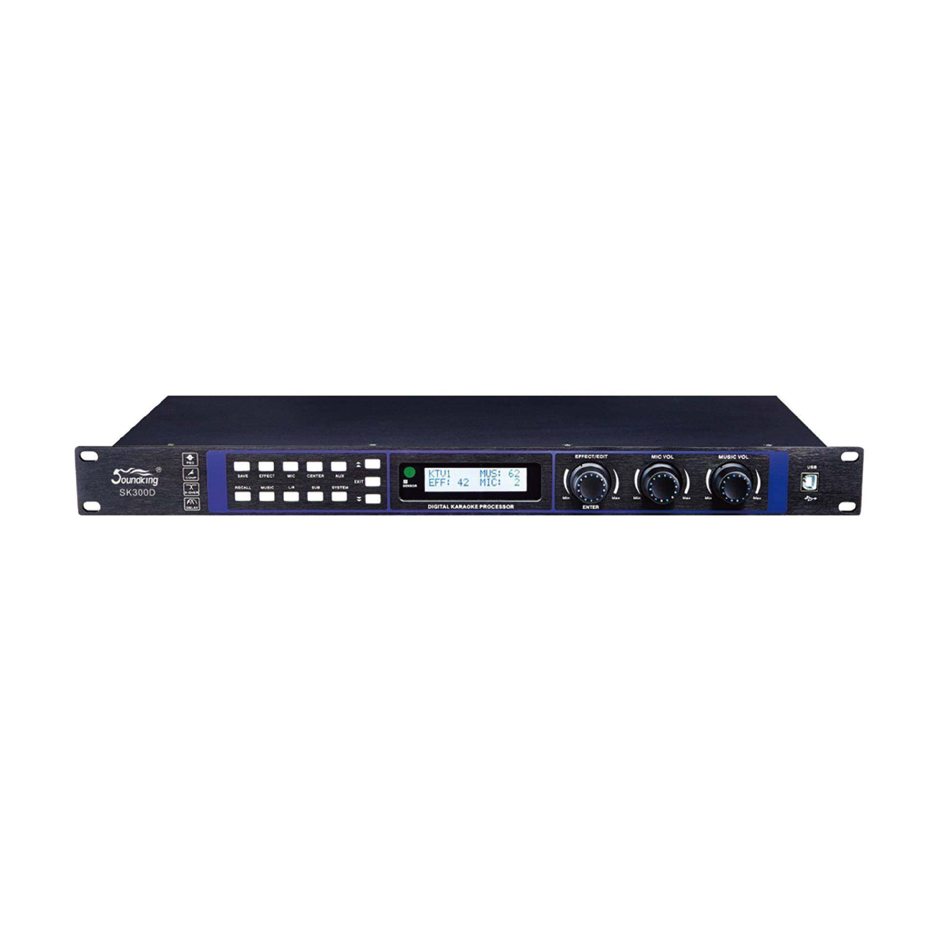 音王数字前级效果器SK300D具有音箱处理器功能的卡拉OK效果器
