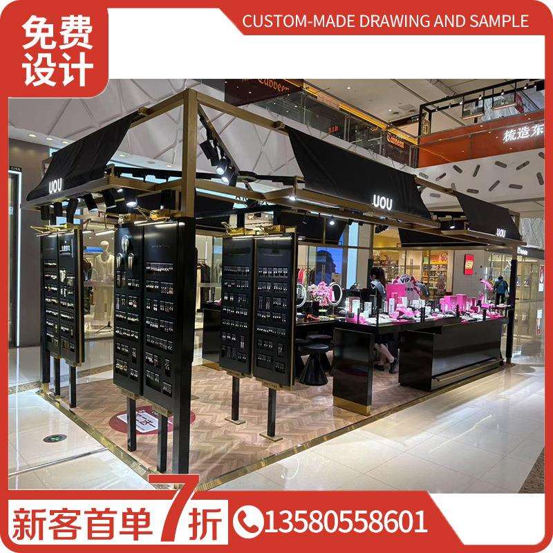 银饰品展示柜饰品柜首饰展示柜商场中岛柜框架眉头不锈钢展示架
