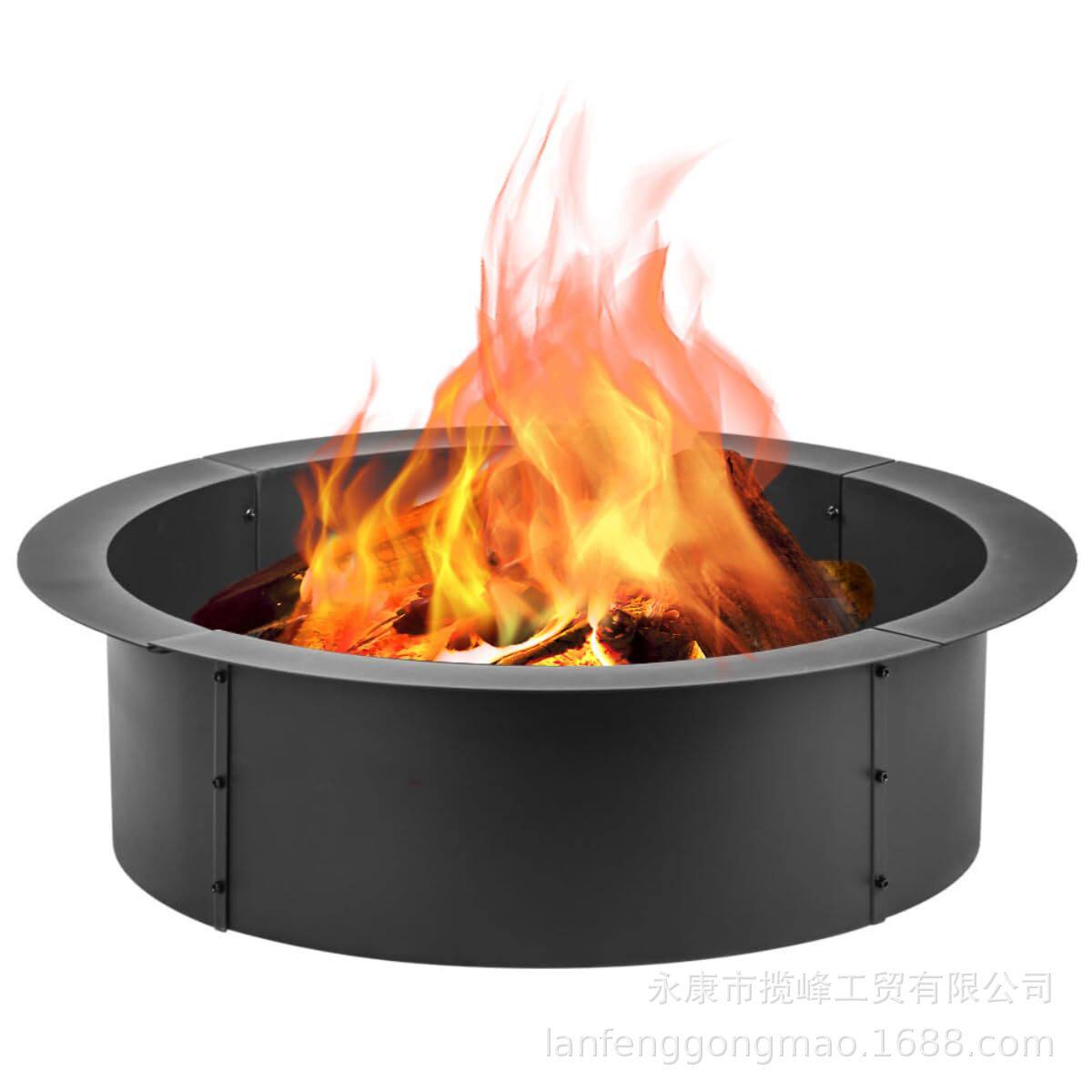 户外野营柴火炉大号便携式无烟火炉篝火炉庭院无烟取暖炉子