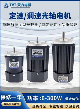 TVT天力光轴调速电机6W15W25W40W60W90W120W200W250W300W400W
