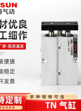 BOSUN双杆双轴气缸10/16*5/10/15/20/30/40/50/300双轴双杆气缸