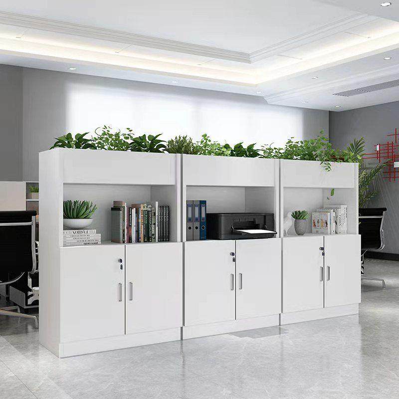 文件柜矮柜木质隔断花槽柜办公室职员资料柜档案柜办公一体储物柜,收纳整理,烫衣板及配件,淘宝优惠券,粉丝福利购,淘宝优惠卷