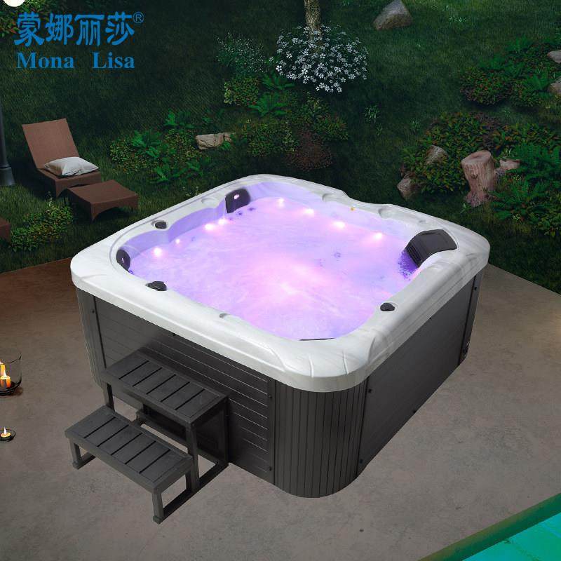 蒙娜丽莎欧美CE认证户外冲浪按摩豪华智能恒温别墅花园超大型浴缸