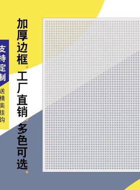铁洞纳洞板置物架家用收架五金工艺具厂家直供货架上墙圆饰品孔架