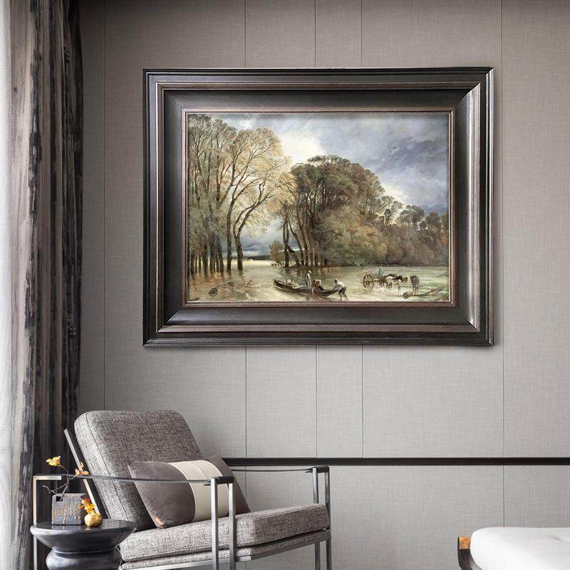 复古中式式实木美油家画寸外框相框装裱架挂墙全福任IIV意大尺镜,家居饰品,DIY亲子装饰画,淘宝优惠券,粉丝福利购,淘宝优惠卷