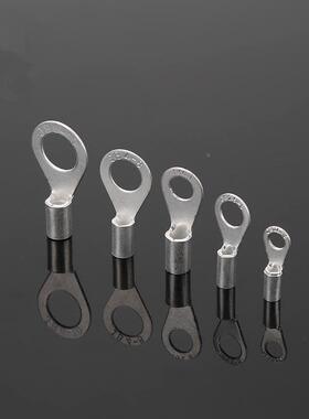 紫铜用JB-421.5-610-8带铜套压端圆形船冷裸端子接线PWG端子