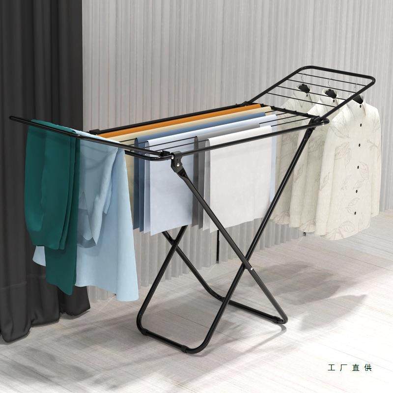 阳台庭院F977M9HT晒被大架翼形晾衣可折叠收架纳用室内室外家落地