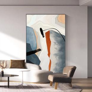 客厅装 画沙发挂背景墙画走廊饰过道壁画抽507象术画大幅艺肌理画