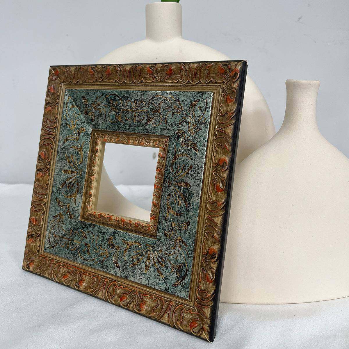 G12298-2框式做旧款复古实木尺印花油画空框装饰相框可变化寸裱自,家居饰品,DIY亲子装饰画,淘宝优惠券,粉丝福利购,淘宝优惠卷