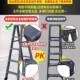 人字伸家用铝工合金加厚F9THH9MH2米梯多功能室内折叠缩升降双面