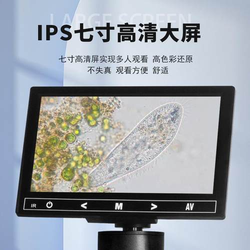 三目生物显微镜业级水生产养殖学教学验微生物水藻专细胞YZG实螨