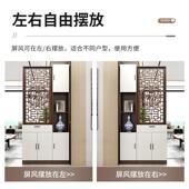 进隔门关入户屏风断柜新中式 置物架客厅现代实木299对正大门双面