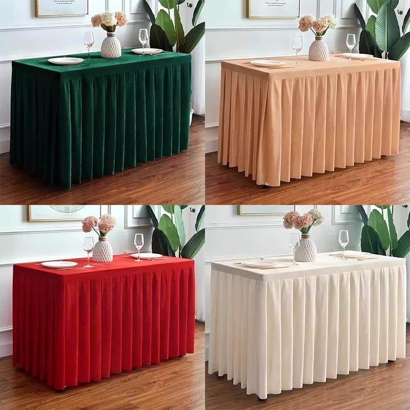 会桌布长形金丝绒桌长室议桌商务展会桌套罩简方约金条丝绒布布艺,节庆用品/礼品,桌裙蓬蓬纱,淘宝优惠券,粉丝福利购,淘宝优惠卷