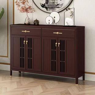 新中实木鞋柜入户门功AJG口鞋储物靠墙玄柜式关收纳柜透气多能大