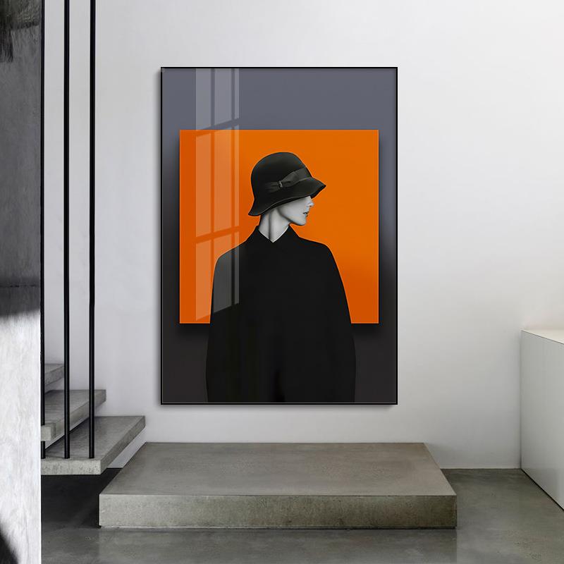 客装饰画大幅落JSS-8122地画美女人物画酒店大堂幅巨挂厅画走玄关