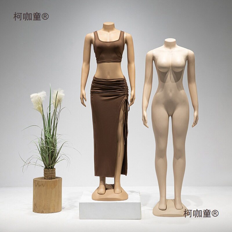 假模特全身拍照麦人偶服装店模特女胖橱窗太保连体塑料码加大欧美