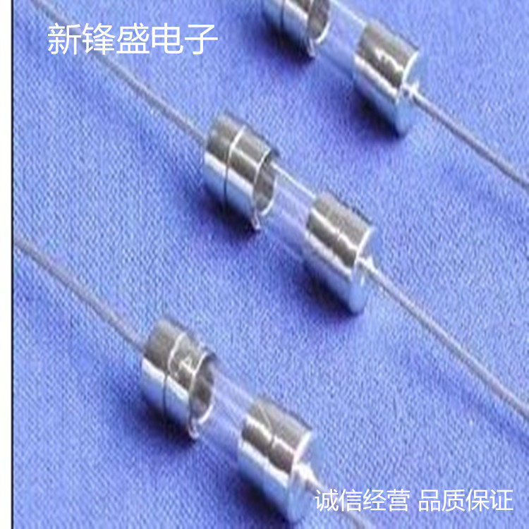供应250V1A1.5A2A3A3.15A封装3*10玻璃带双铁帽插件保险管