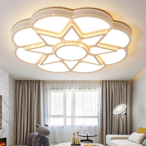 大客厅灯2024年新款花型灯会议室大气简约现代家用led吸顶灯1.5米