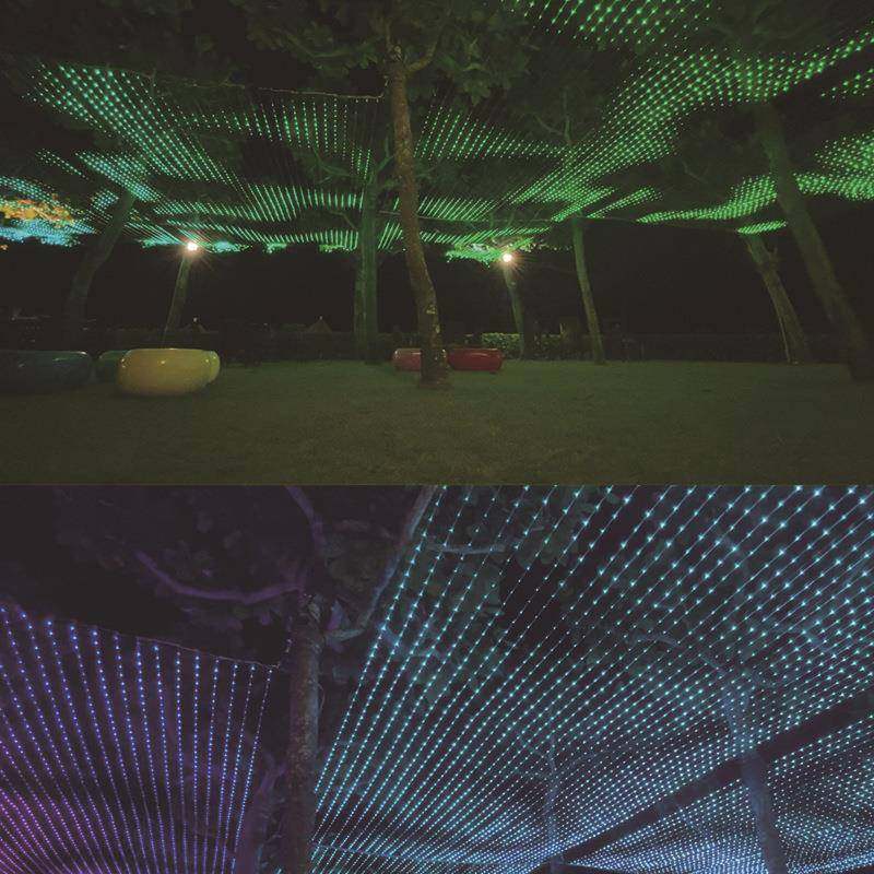 LED装饰亮化天幕画文旅夜游灯光节方案设计高亮度美陈快速安装