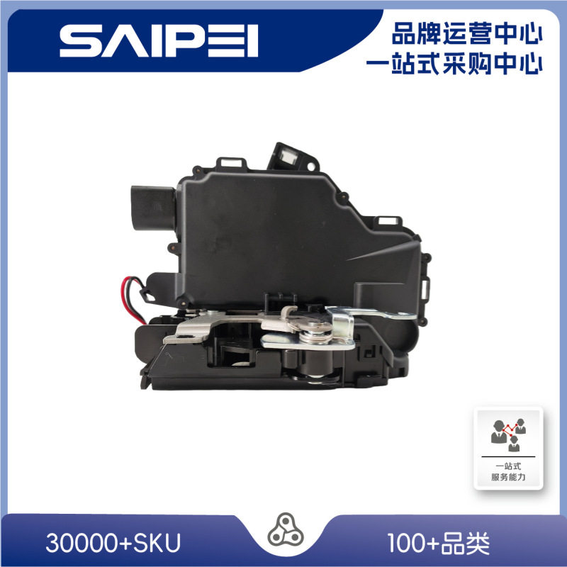 适用帕萨特3B4839015A3BD839015B车门锁块后左/6pin/带安全锁