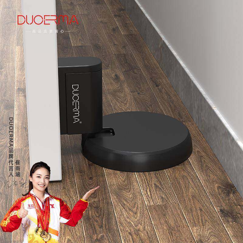 高端机械防风撞地吸降噪静音免打孔门挡门吸极窄玻璃门阻器地吸