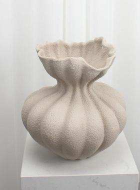 式大花瓶高级感摆件样法间民宿TIX板餐桌客厅关玄卧室复古艺术花