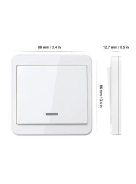 11控0v20伏单2路免189布线灯具无线遥利控开关单路双改装器赠接线