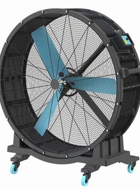 永磁调速工业大风扇推降温1.风2TMLm落地移动扇工厂车散热手式间