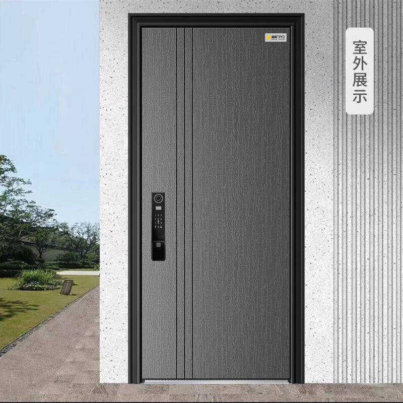 柏科甲级防盗门隔音智能防盗门静音门进户门安全门入户门隐藏加高