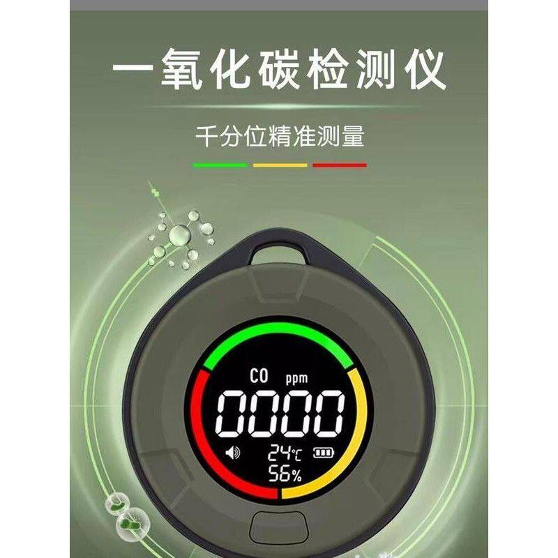 测量小飞一氧化碳报警器二氧化碳煤烟雾探测器超标准报警野营式房