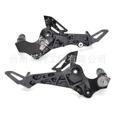 摩托车gromMSX脚12M3二代黑5踏板3黑色配一马16款小猴子M后脚踏件