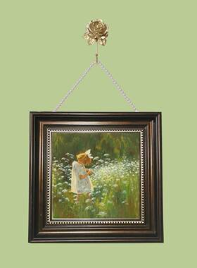 现代新中式异抽YYI形简约美式法式欧式饰奶油风装画轻象奢带珠链