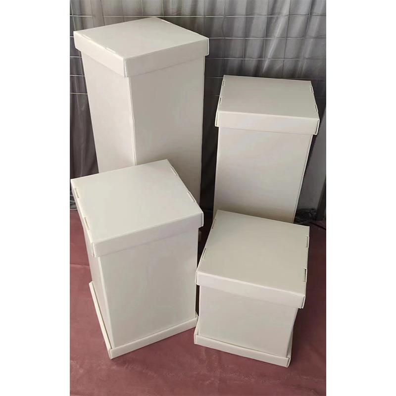 布婚庆道具柱路引甜方品台塑可折叠户外婚礼料舞5555777台装饰摆