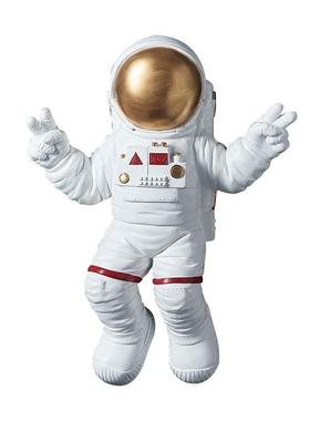 现代北欧创太空人球壁饰宇航员壁挂星意样板儿房ETY童房墙面装饰