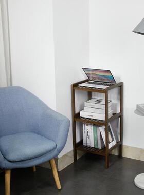 竹多制落纳地式置物客厅阳台收储物架多层浴室架功能简约省XT01空