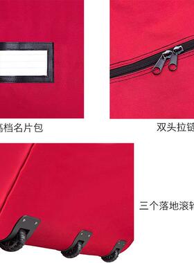牛津布圣杆诞袋树收纳带轮袋圣诞礼拖品5553储存袋带轮子滚轮式拉