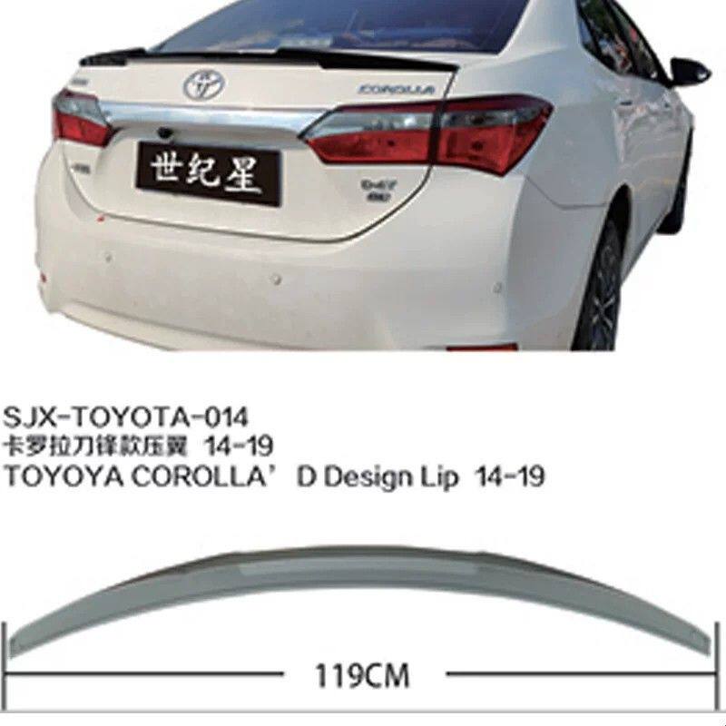 专用卡罗拉雷凌尾翼改装14-18款刀锋运动双擎混动185t 15 16 17款