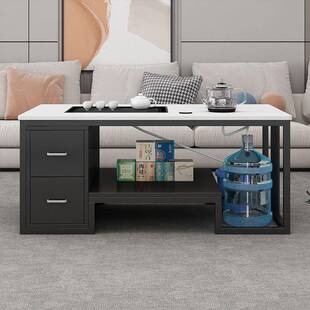 现代约功夫茶家用客厅全自动储物几办公室两套装 简RVW泡茶一体用