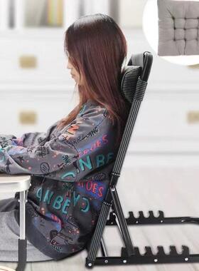 床靠上背椅懒人寝沙发榻榻米学生室宿舍折WBO叠躺椅床上大电脑椅