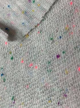 厂家现货32s1半精梳点拉衣架大卫针织卫IXU衣彩点休闲服卫衣/面彩