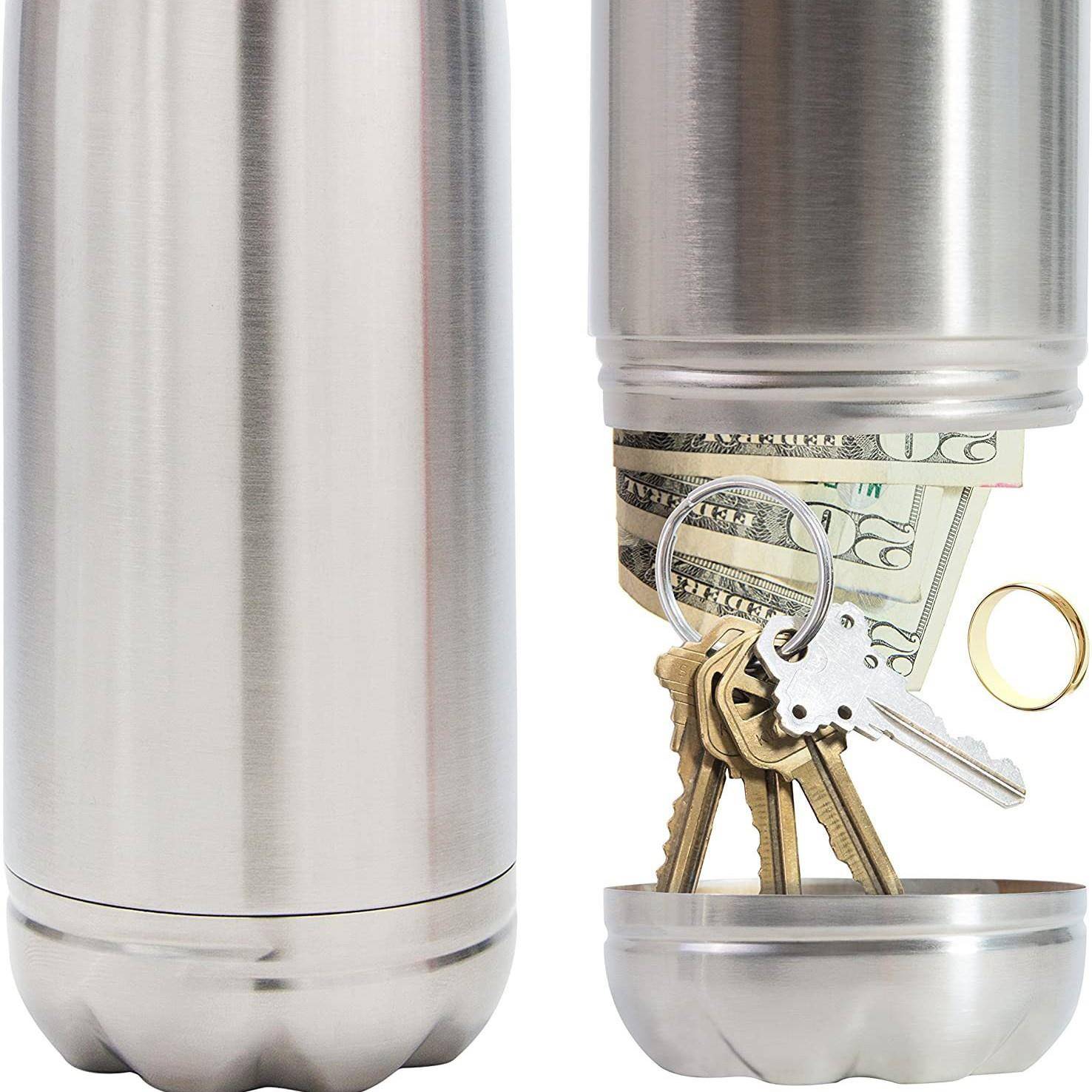 （销J0332200）厂家直供不0锈钢藏瓶隐罐户外便月携储物保温瓶