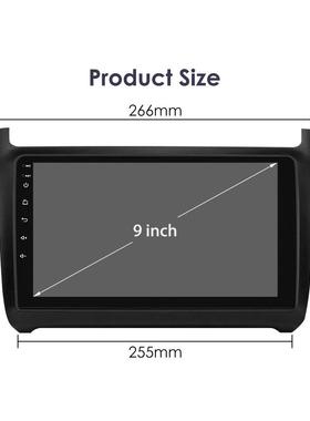9适用于08-2大0款O众POL寸5安卓导航车载倒车影像导90719航仪一体