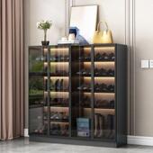 轻玻璃鞋 奢柜用门口收纳985大家容量防加高简约玄关水阳台一体新