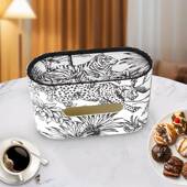 抽纸盒轻奢高级感客厅创意椭圆形盒皮质FR2411 C纸巾桌卧室面餐纸