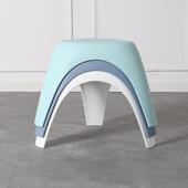 北欧时尚 凳儿童易小凳子652 叠三角矮凳简约可放位椅子家用简换鞋