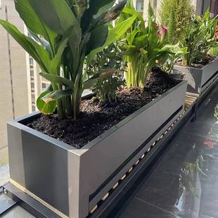 奢简约箱户外防水带接种水盘花室内外阳台商场楼顶露台长CD693897